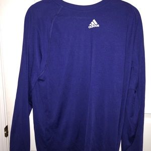 Purple adidas long sleeve